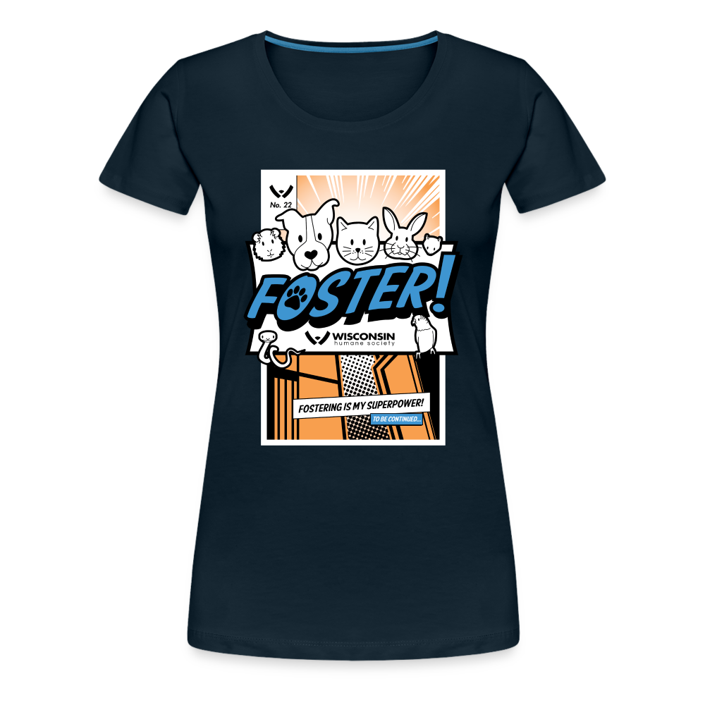 
                  
                    Foster Comic Contoured Premium T-Shirt - deep navy
                  
                