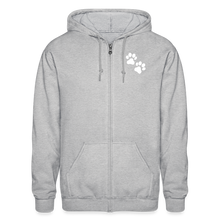 Load image into Gallery viewer, WHS Logo Heavy Blend Adult Zip Hoodie - heather gray