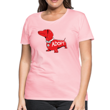 Load image into Gallery viewer, &quot;Big Red Dog&quot; Contoured Premium T-Shirt - pink