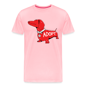 "Big Red Dog" Classic Premium T-Shirt - pink