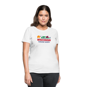 WHS License Plate Contoured T-Shirt - white