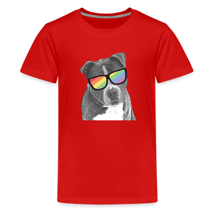 Pride Dog Kids' Premium T-Shirt - red