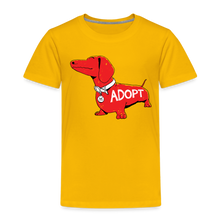 Load image into Gallery viewer, &quot;Big Red Dog&quot; Toddler Premium T-Shirt - sun yellow