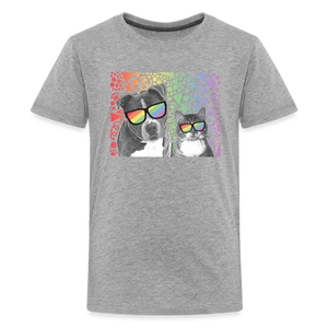 Pride Party Kids' Premium T-Shirt - heather gray