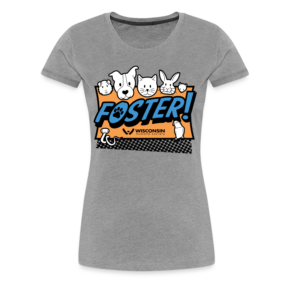 
                  
                    Foster Logo Contoured Premium T-Shirt - heather gray
                  
                