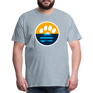 MKE Flag Paw Classic Premium T-Shirt - heather ice blue