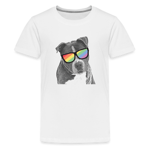 Pride Dog Kids' Premium T-Shirt - white