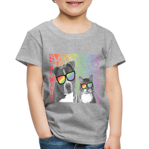 Pride Party Toddler Premium T-Shirt - heather gray