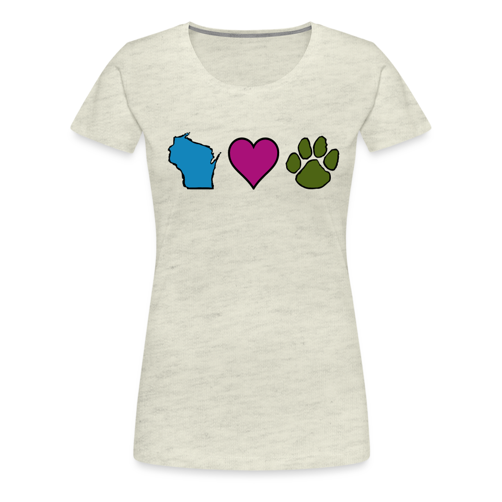 
                  
                    WI Loves Pets Contoured Premium T-Shirt - heather oatmeal
                  
                