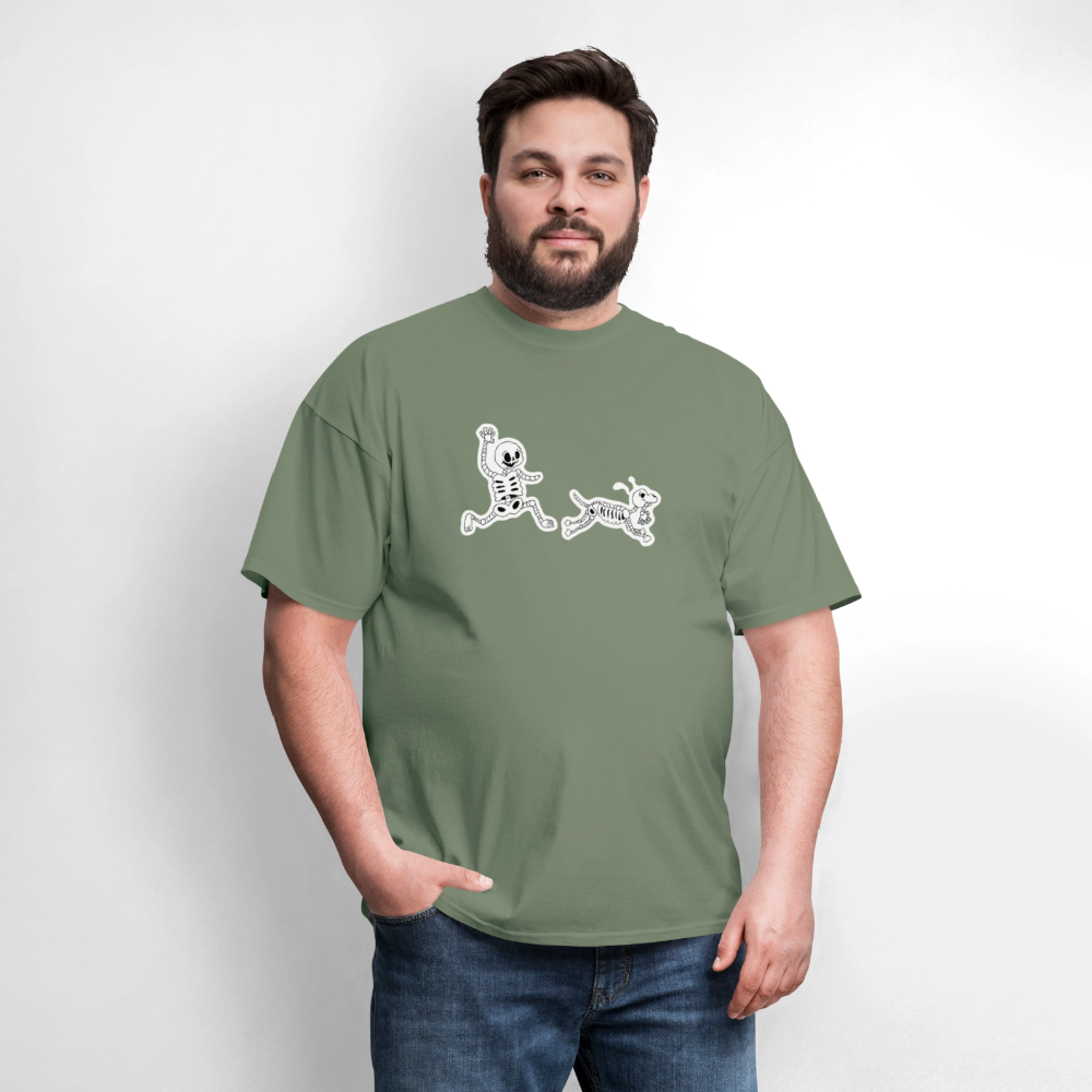 
                  
                    Skeleton Friends Classic T-Shirt - military green
                  
                
