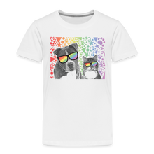 Load image into Gallery viewer, Pride Party Toddler Premium T-Shirt - white