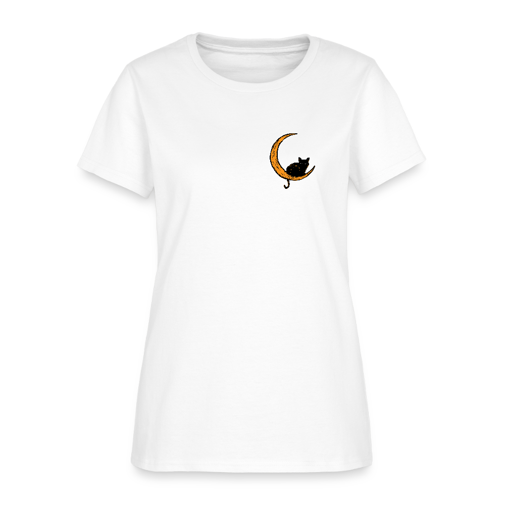 
                  
                    Moon Cat (Light) Contoured T-Shirt - white
                  
                