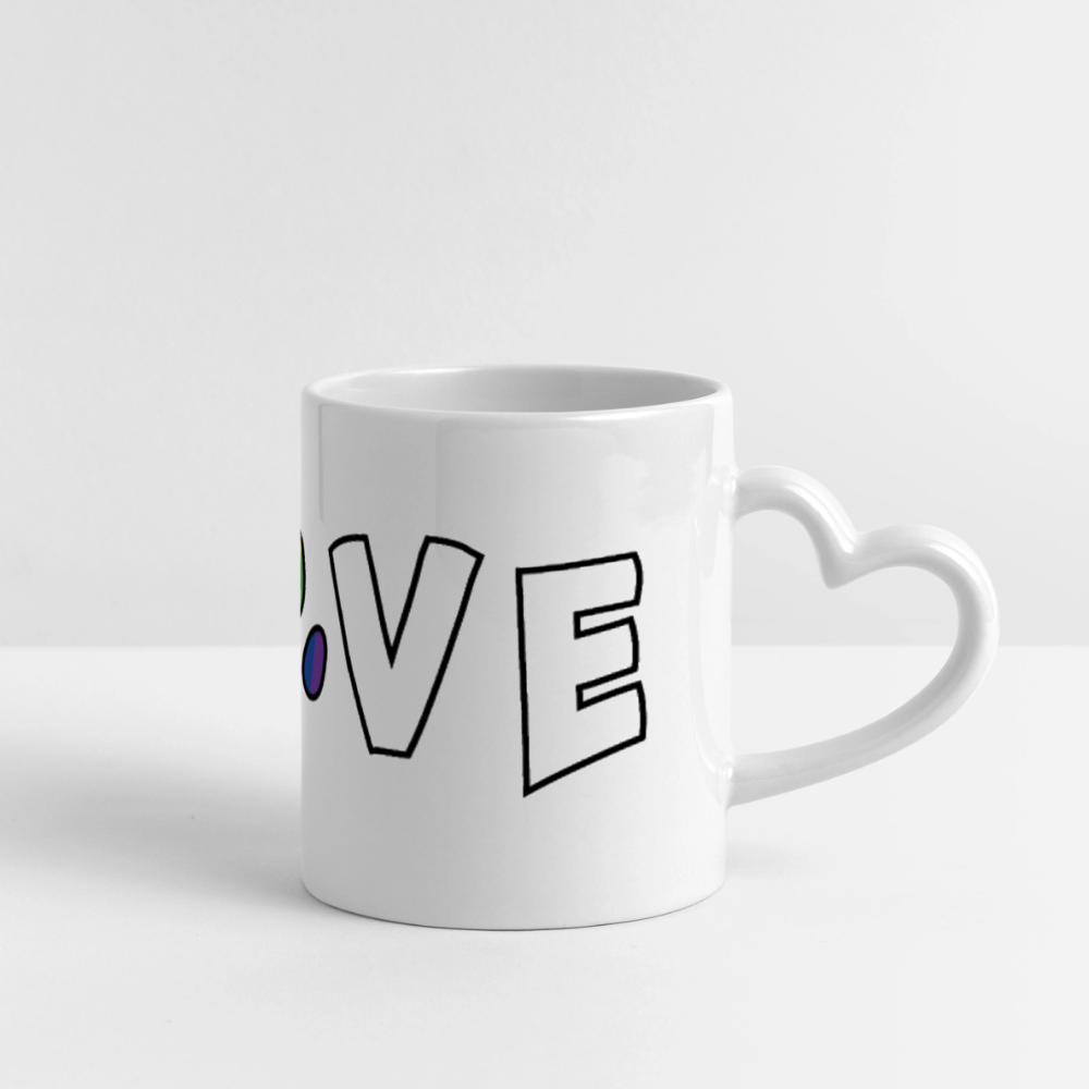 
                  
                    Pride Love Mug with Heart Handle - white
                  
                