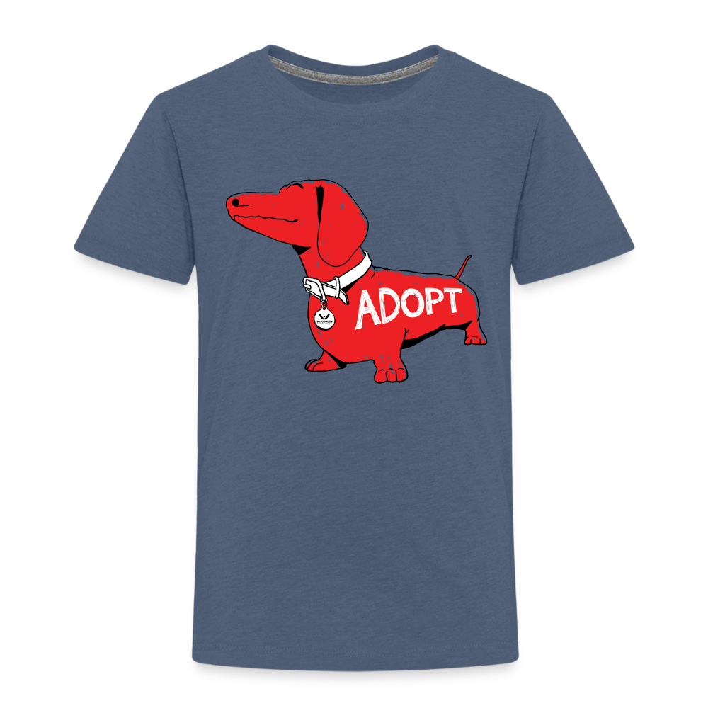 
                  
                    "Big Red Dog" Toddler Premium T-Shirt - heather blue
                  
                