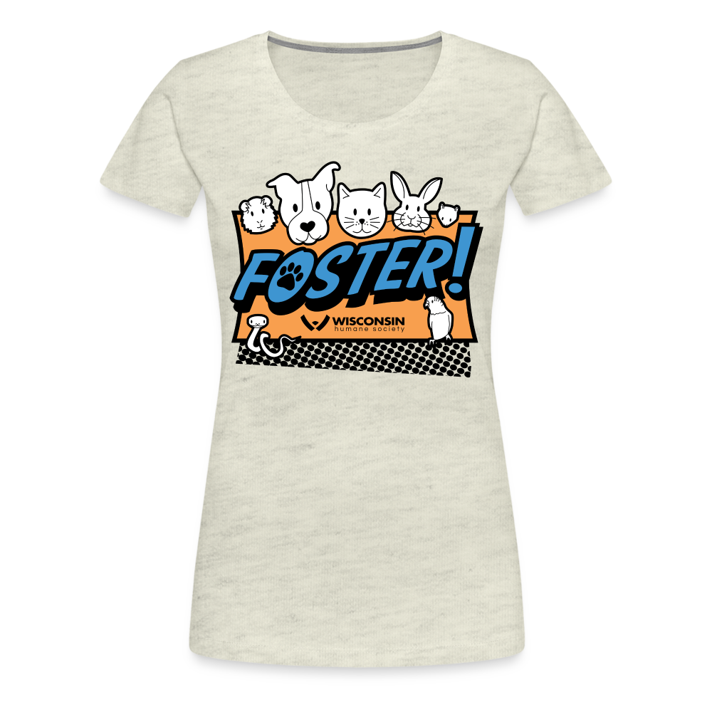 
                  
                    Foster Logo Contoured Premium T-Shirt - heather oatmeal
                  
                