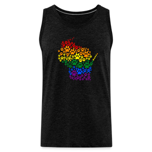 Pride Paws Premium Tank - charcoal grey