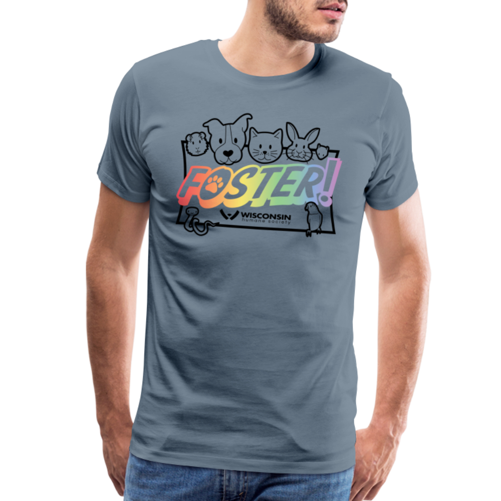 
                  
                    Foster Pride Classic Premium T-Shirt - steel blue
                  
                