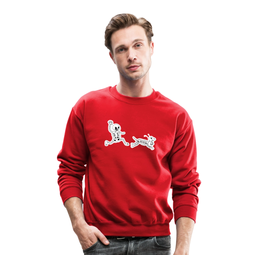 
                  
                    Skeleton Friends Crewneck Sweatshirt - red
                  
                