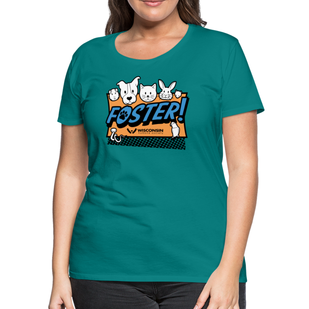 
                  
                    Foster Logo Contoured Premium T-Shirt - teal
                  
                