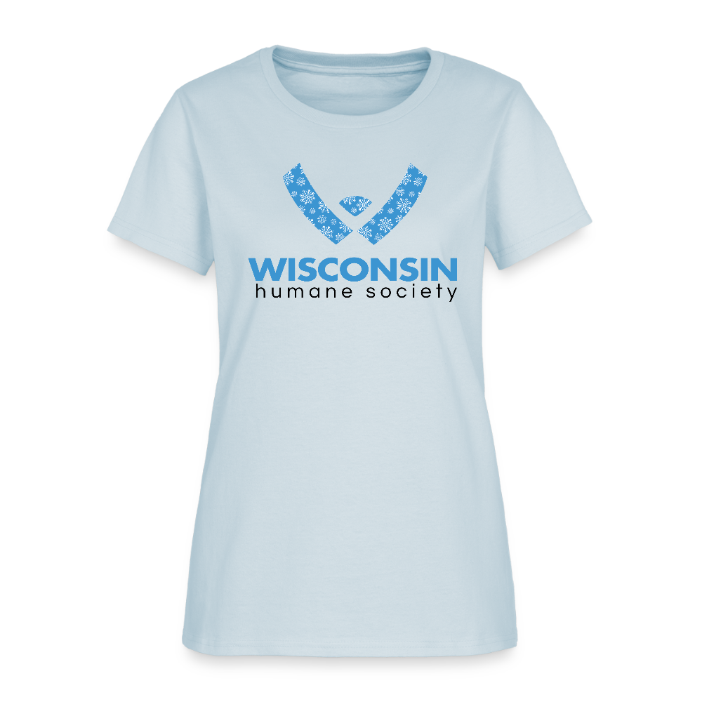 WHS Snow Logo Contoured T-Shirt - light blue