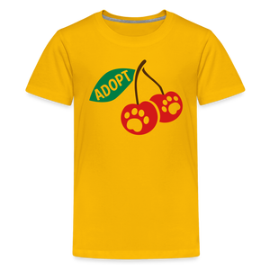 Door County Cherries Kids' Premium T-Shirt - sun yellow