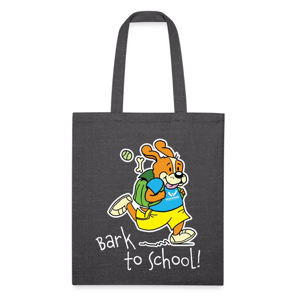 WHS Bark to School Recycled Tote Bag - charcoal grey