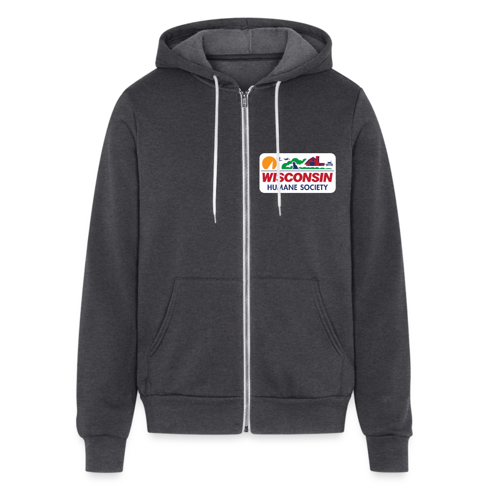 
                  
                    WHS License Plate Bella + Canvas Unisex Full Zip Hoodie - charcoal grey
                  
                