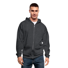 Load image into Gallery viewer, Pride Paws Gildan Heavy Blend Adult Zip Hoodie - deep heather