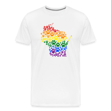 Load image into Gallery viewer, Pride Paws Classic Premium T-Shirt - white