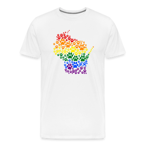 Pride Paws Classic Premium T-Shirt - white