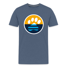 Load image into Gallery viewer, MKE Flag Paw Classic Premium T-Shirt - heather blue