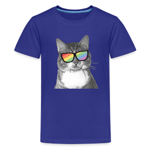 Pride Cat Kids' Premium T-Shirt - royal blue