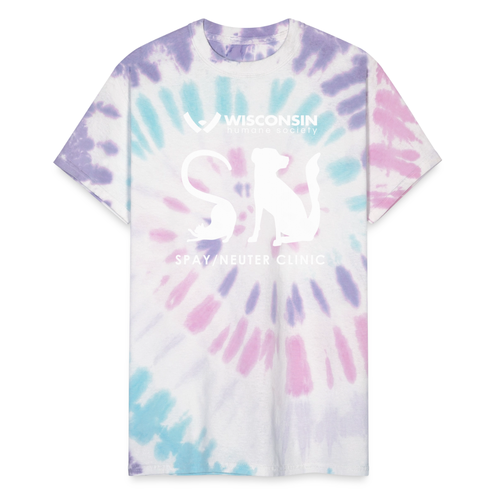 
                  
                    Spay/Neuter Clinic Tie Dye T-Shirt - Pastel Spiral
                  
                