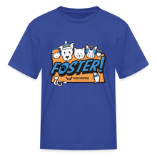 Load image into Gallery viewer, Foster Winter Logo Kids&#39; T-Shirt - royal blue