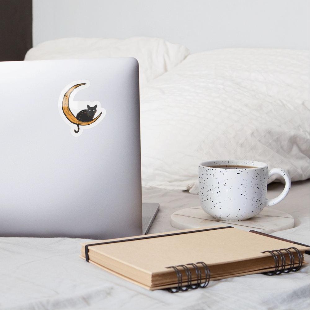 
                  
                    Moon Cat Sticker - white glossy
                  
                