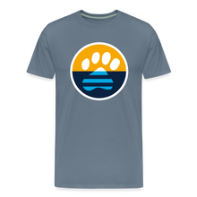 Load image into Gallery viewer, MKE Flag Paw Classic Premium T-Shirt - steel blue