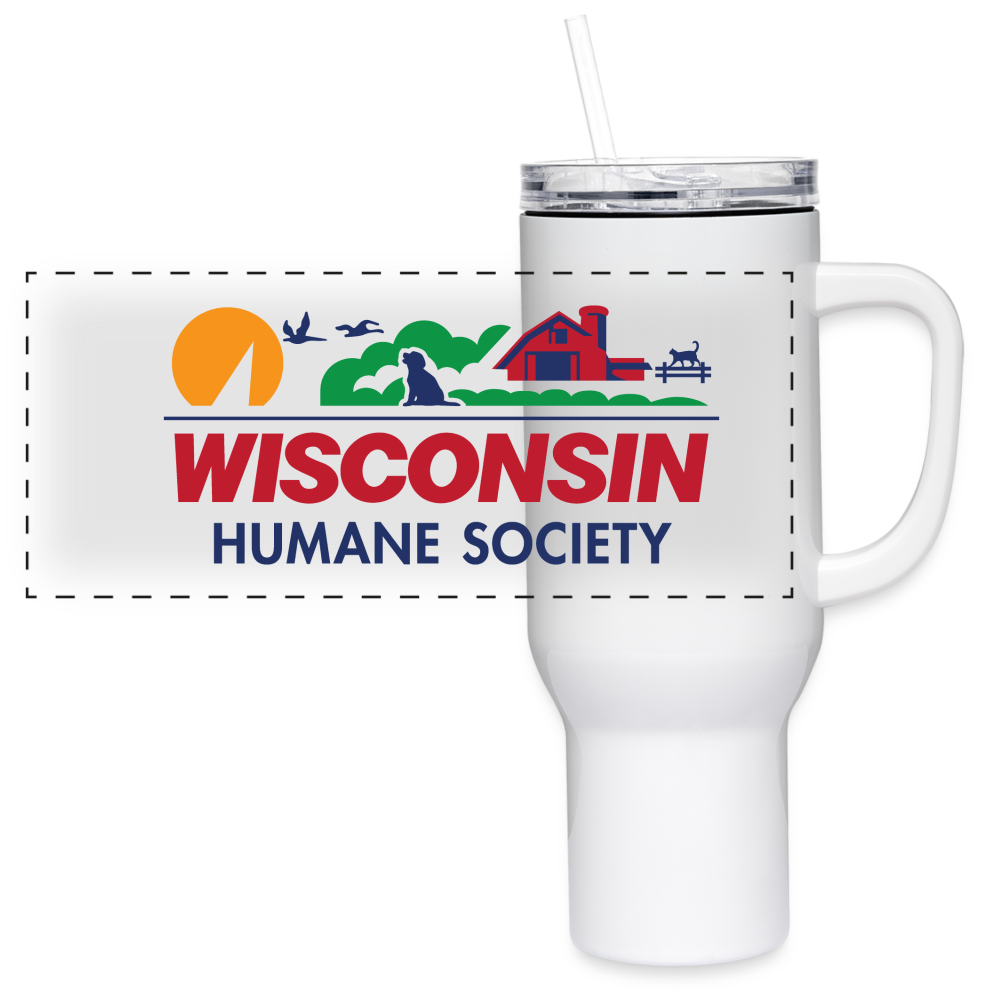 
                  
                    WHS License Plate 40 oz Travel Tumbler - white
                  
                