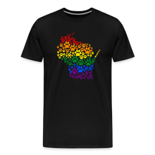 Load image into Gallery viewer, Pride Paws Classic Premium T-Shirt - black