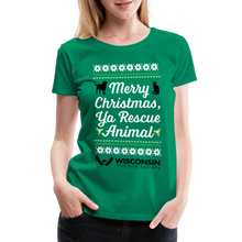 Load image into Gallery viewer, Ya Rescue Animal Contoured Premium T-Shirt - kelly green