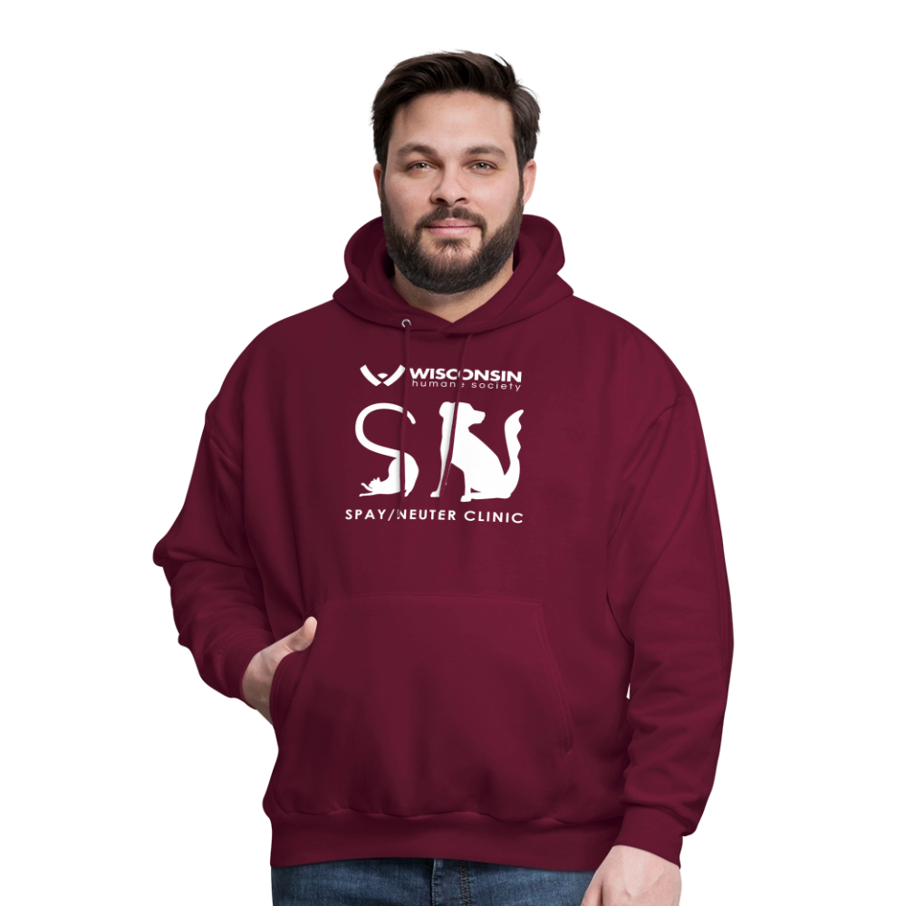 
                  
                    Spay/Neuter Clinic Hoodie - burgundy
                  
                