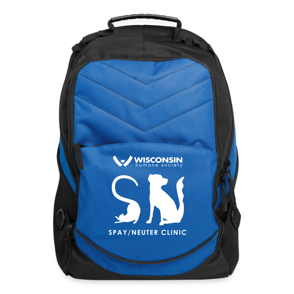 Spay/Neuter Clinic Computer Backpack - royal blue