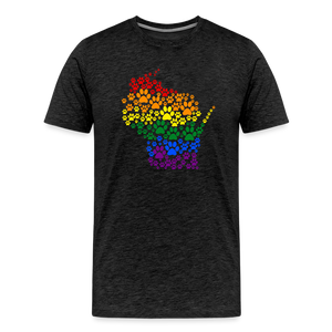 Pride Paws Classic Premium T-Shirt - charcoal grey