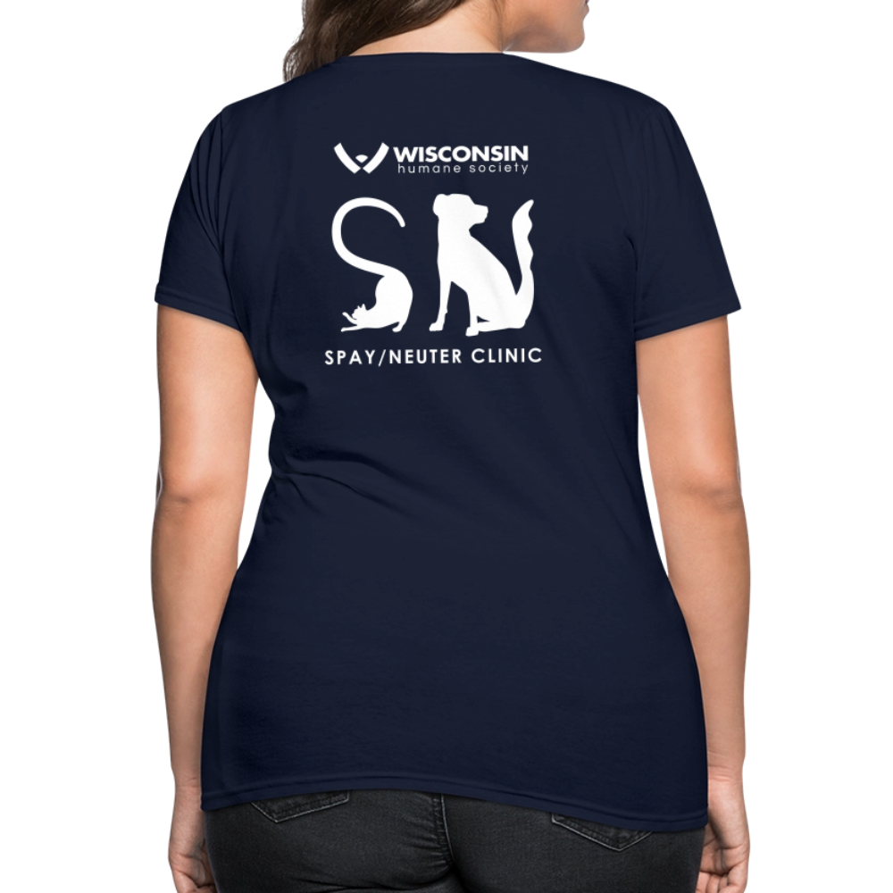 
                  
                    Spay/Neuter Clinic Contoured T-Shirt - navy
                  
                
