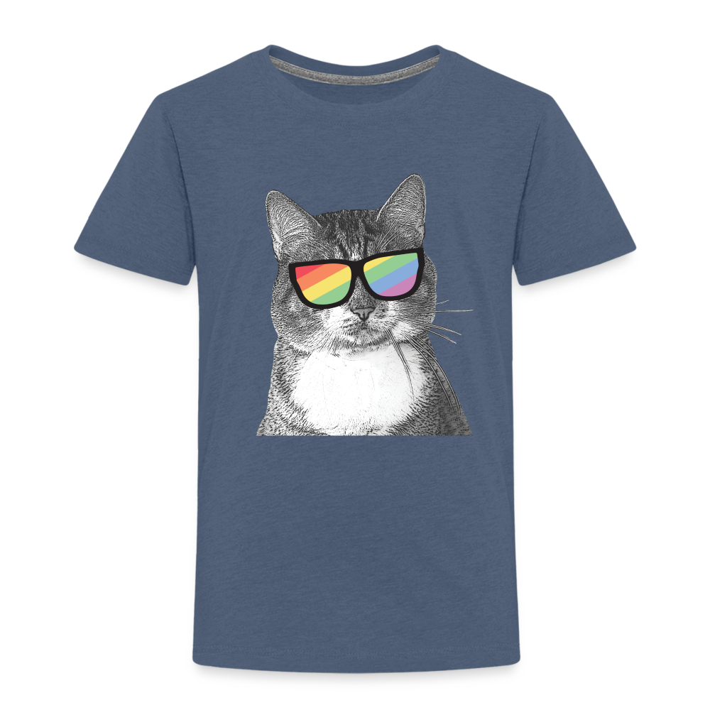 
                  
                    Pride Cat Toddler Premium T-Shirt - heather blue
                  
                