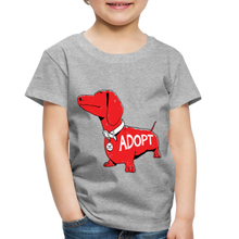 Load image into Gallery viewer, &quot;Big Red Dog&quot; Toddler Premium T-Shirt - heather gray