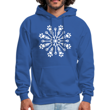 Load image into Gallery viewer, Paw Snowflake Classic Hoodie - royal blue