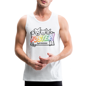 Foster Pride Classic Premium Tank - white