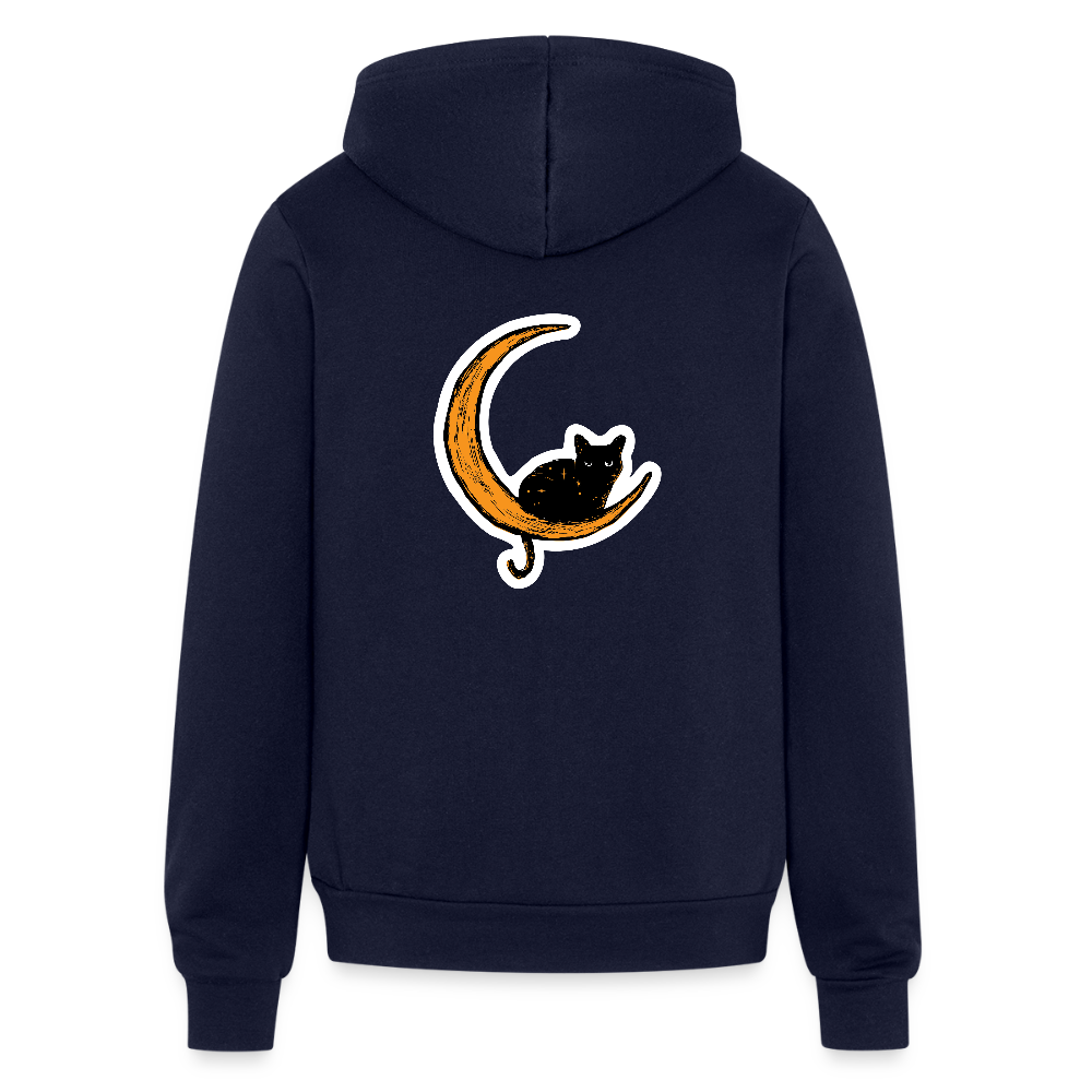 
                  
                    Moon Cat Bella + Canvas Unisex Full Zip Hoodie - navy
                  
                