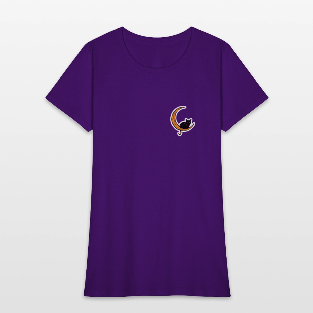
                  
                    Moon Cat Contoured T-Shirt - purple
                  
                