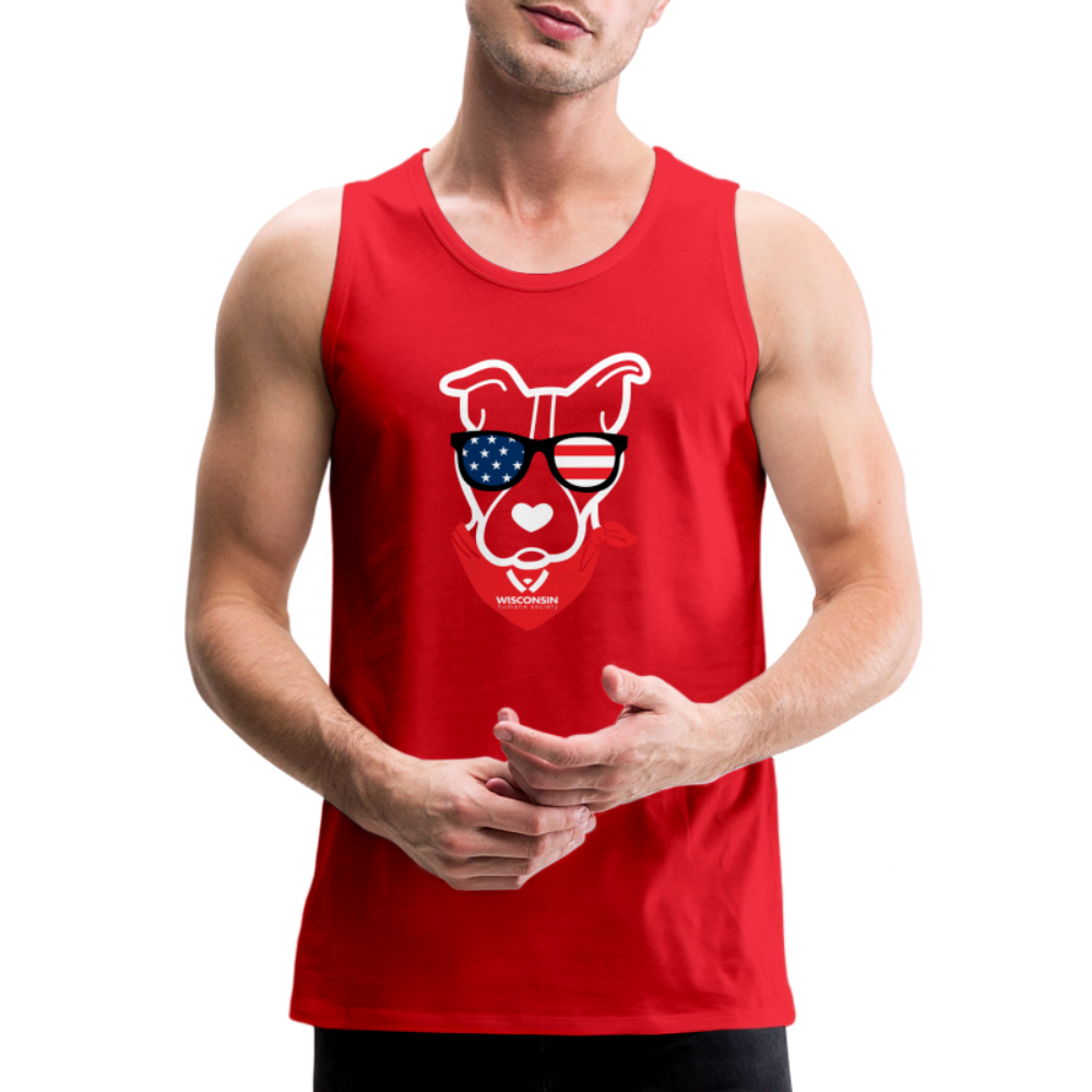 
                  
                    USA Dog Classic Premium Tank - red
                  
                
